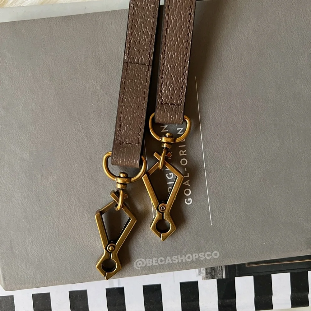 Genuine Leather Crossbody Shoulder Strap Replacement For Gucci Ophidia Bag - Picture 5 of 8